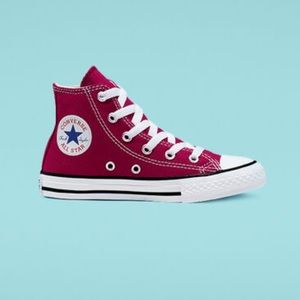 Burgundy converse